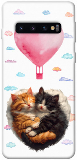 Чехол itsPrint Animals love 3 для Samsung Galaxy S10