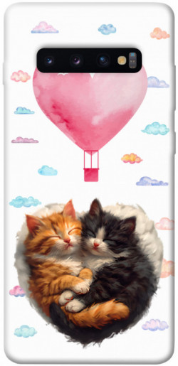 Чохол itsPrint Animals love 3 для Samsung Galaxy S10+