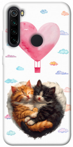 Чехол itsPrint Animals love 3 для Xiaomi Redmi Note 8