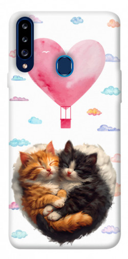 Чехол itsPrint Animals love 3 для Samsung Galaxy A20s