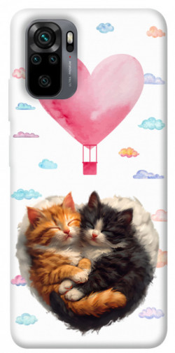 Чехол itsPrint Animals love 3 для Xiaomi Redmi Note 10 / Note 10s