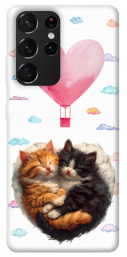 Чохол itsPrint Animals love 3 для Samsung Galaxy S21 Ultra