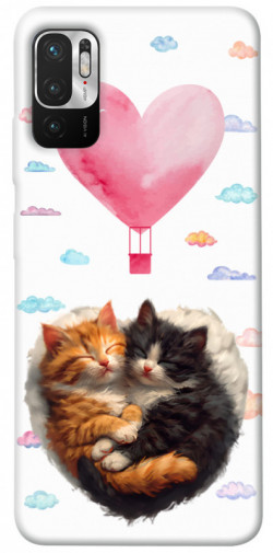 Чехол itsPrint Animals love 3 для Xiaomi Redmi Note 10 5G
