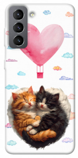 Чохол itsPrint Animals love 3 для Samsung Galaxy S21 FE