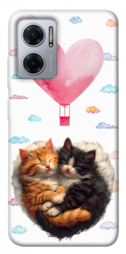 Чехол itsPrint Animals love 3 для Xiaomi Redmi Note 11E