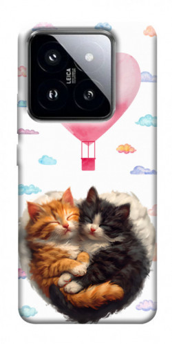 Чехол itsPrint Animals love 3 для Xiaomi 14 Pro