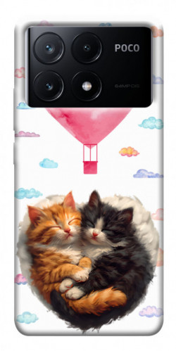 Чехол itsPrint Animals love 3 для Xiaomi Poco X6