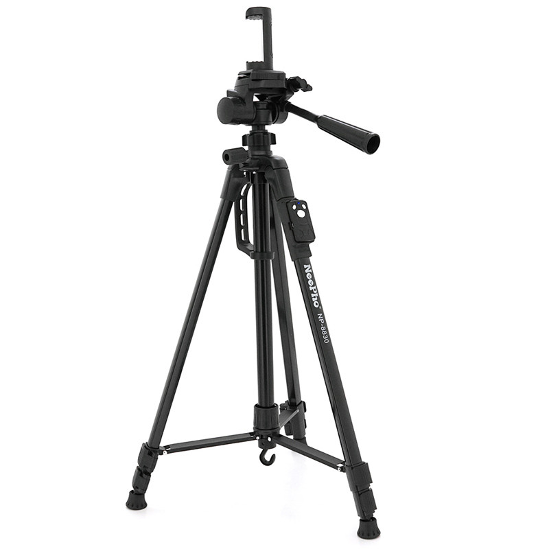 Штатив NeePho NP-8830 для съемки 54-155см с разборным держателем в чехле+пульт, купить оптом с доставкой