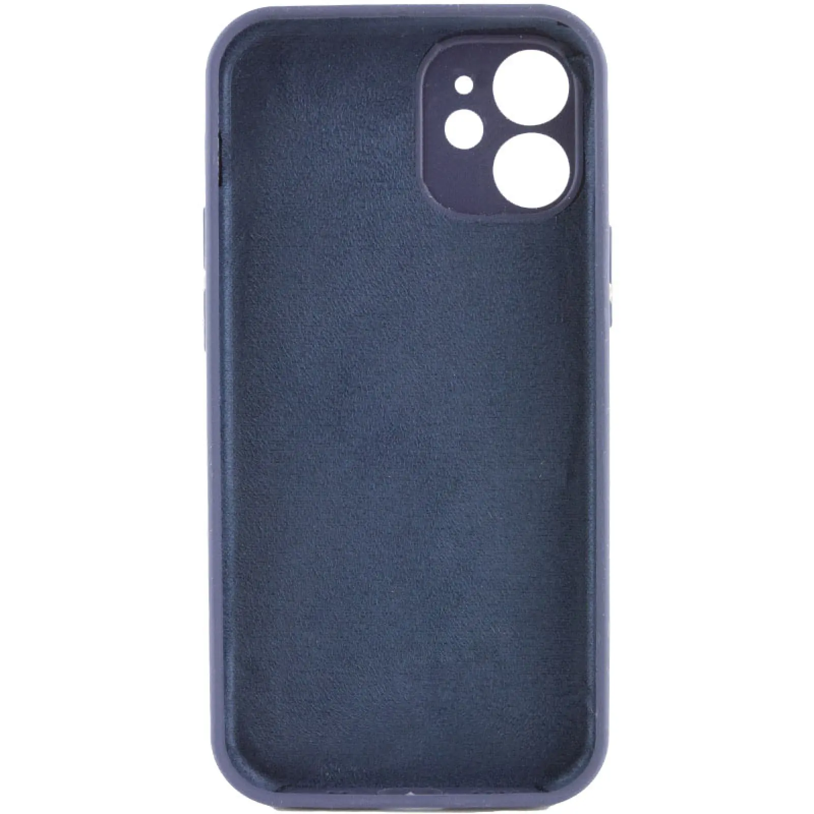 Чехол Silk Full Camera Protective (AA) NO LOGO для Apple iPhone 12 (6.1"), Темно-синий / Midnight blue 1, Силикон, купить оптом с доставкой