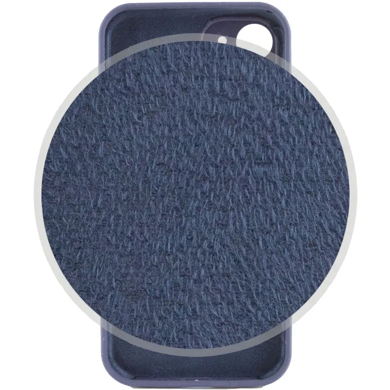 Чехол Silk Full Camera Protective (AA) NO LOGO для Apple iPhone 12 (6.1"), Темно-синий / Midnight blue 3, Силикон, купить оптом с доставкой