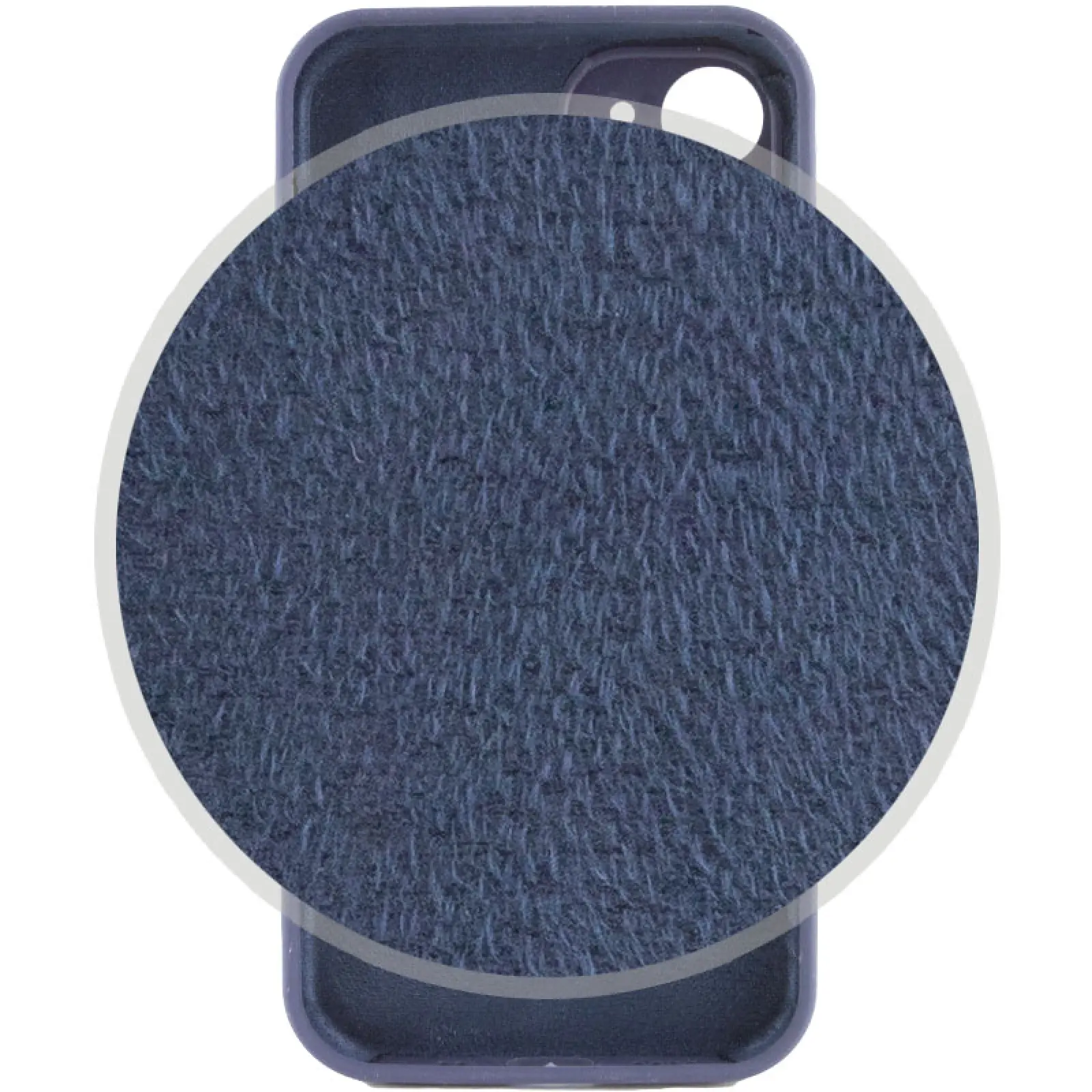 Чехол Silk Full Camera Protective (AA) NO LOGO для Apple iPhone 12 (6.1"), Темно-синий / Midnight blue 3, Силикон, купить оптом с доставкой