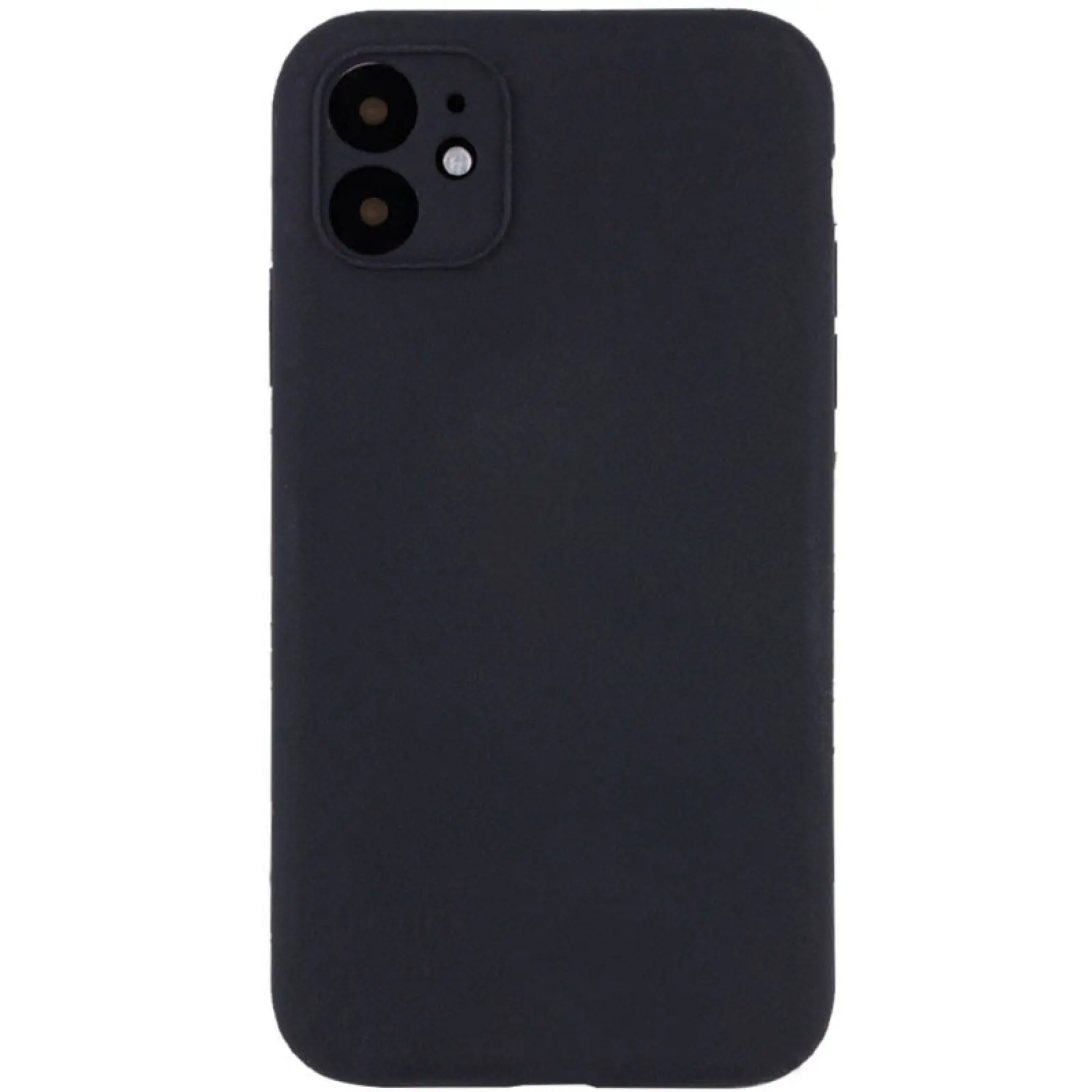 Чехол Silk Full Camera Protective (AA) NO LOGO для Apple iPhone 12 (6.1"), Черный / Black, Силикон, купить оптом с доставкой