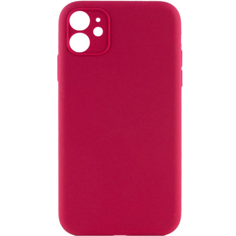 Чехол Silicone Case Full Camera Protective (AA) NO LOGO для Apple iPhone 12 (6.1) на картинке №1