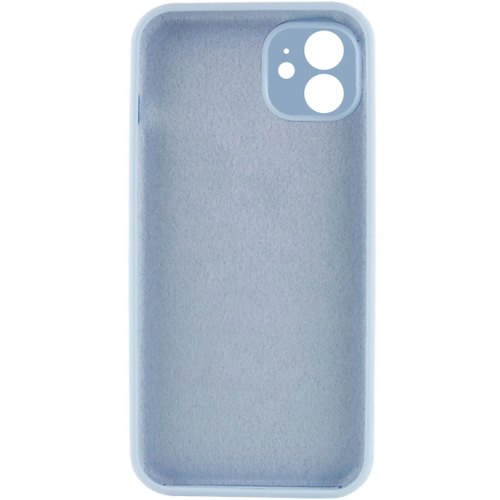 Чехол Silk Full Camera Protective (AA) NO LOGO для Apple iPhone 12 (6.1"), Голубой / Sweet Blue 1, Силикон, купить оптом с доставкой