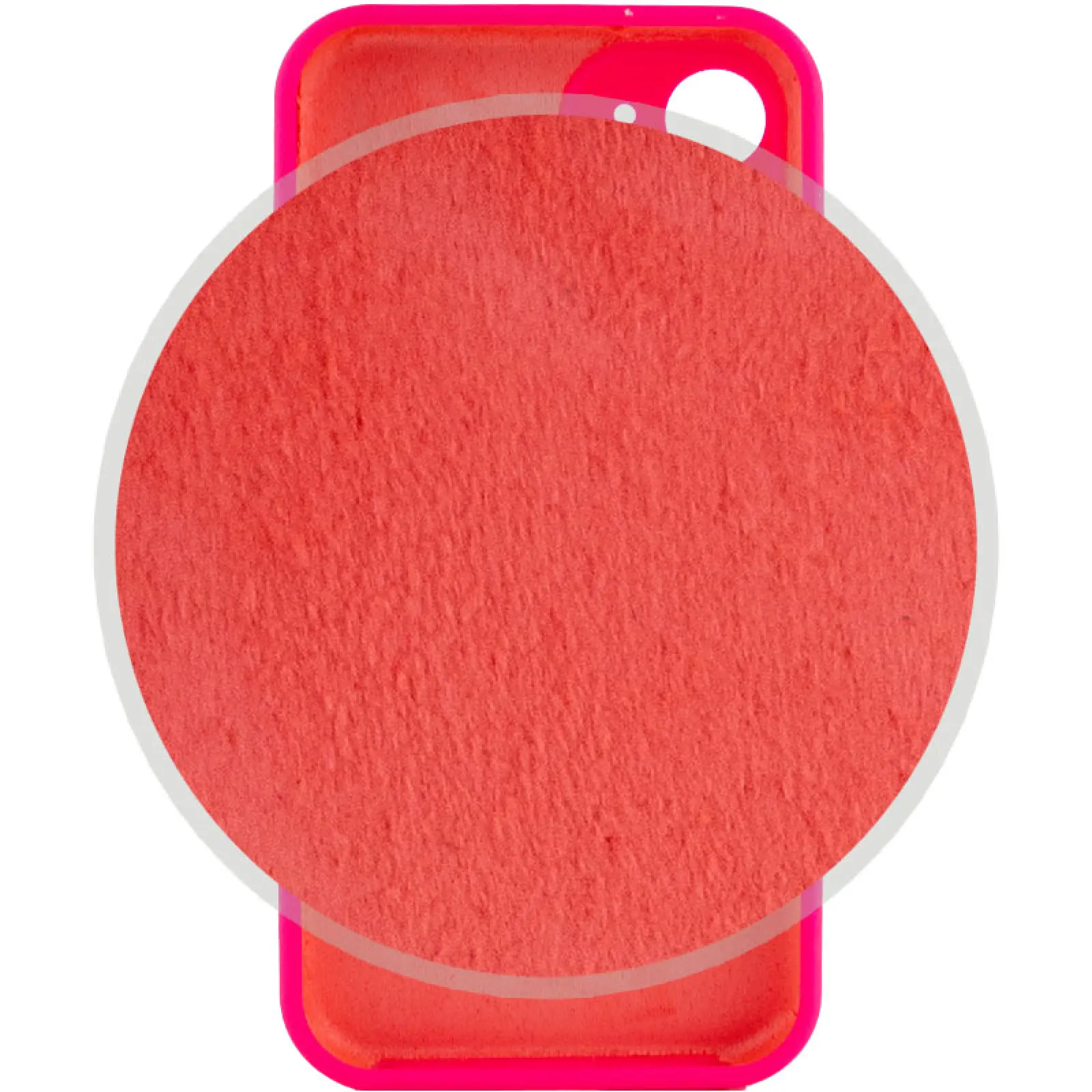 Чехол Silk Full Camera Protective (AA) NO LOGO для Apple iPhone 12 (6.1"), Розовый / Barbie pink 3, Силикон, купить оптом с доставкой