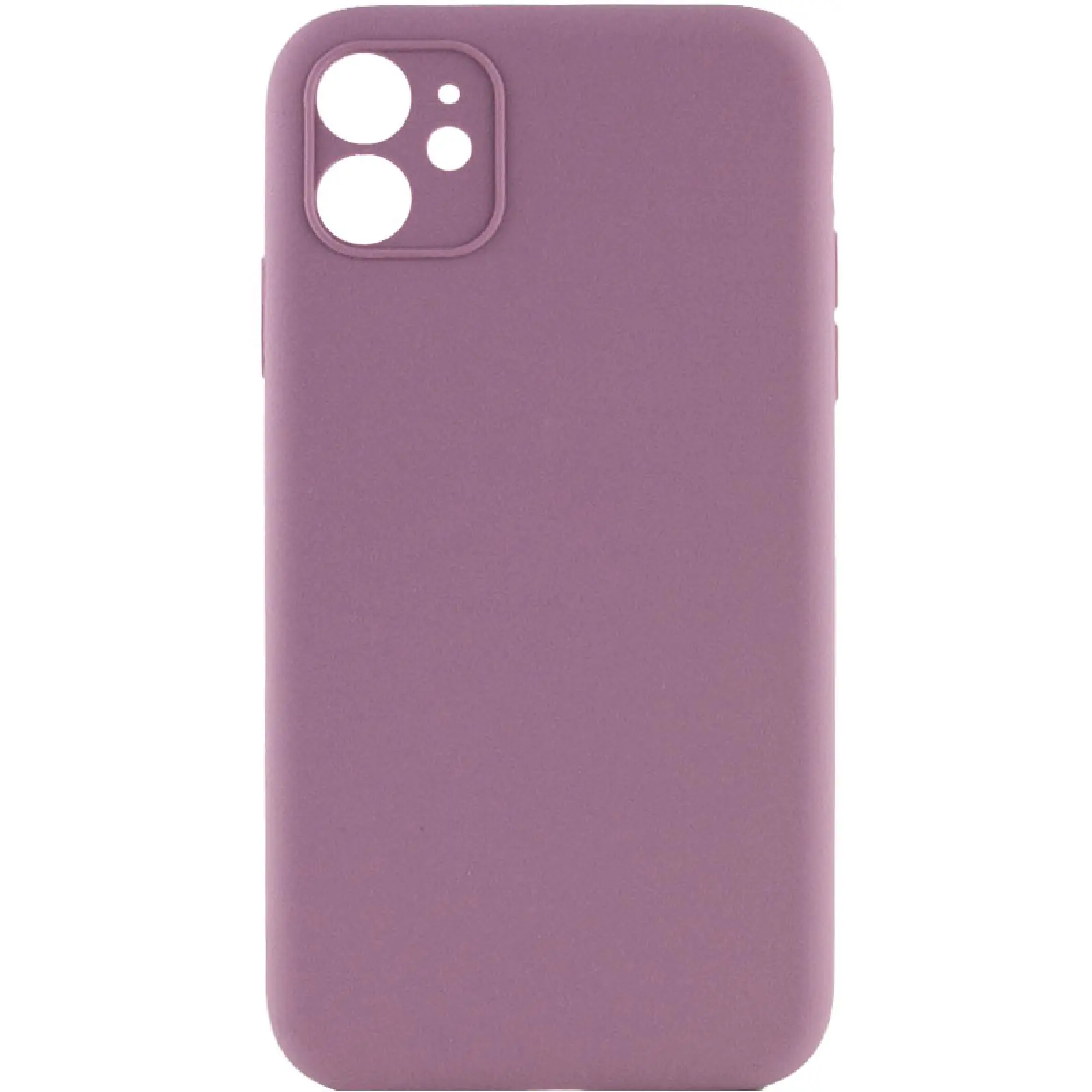 Чехол Silk Full Camera Protective (AA) NO LOGO для Apple iPhone 12 (6.1"), Лиловый / Lilac Pride, Силикон, купить оптом с доставкой