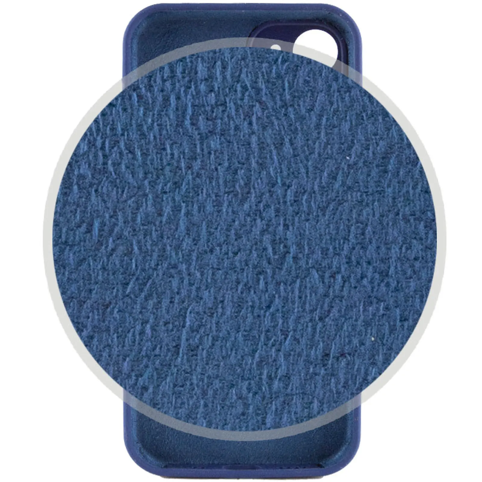 Чехол Silk Full Camera Protective (AA) NO LOGO для Apple iPhone 12 (6.1"), Синий / Deep navy 1, Силикон, купить оптом с доставкой