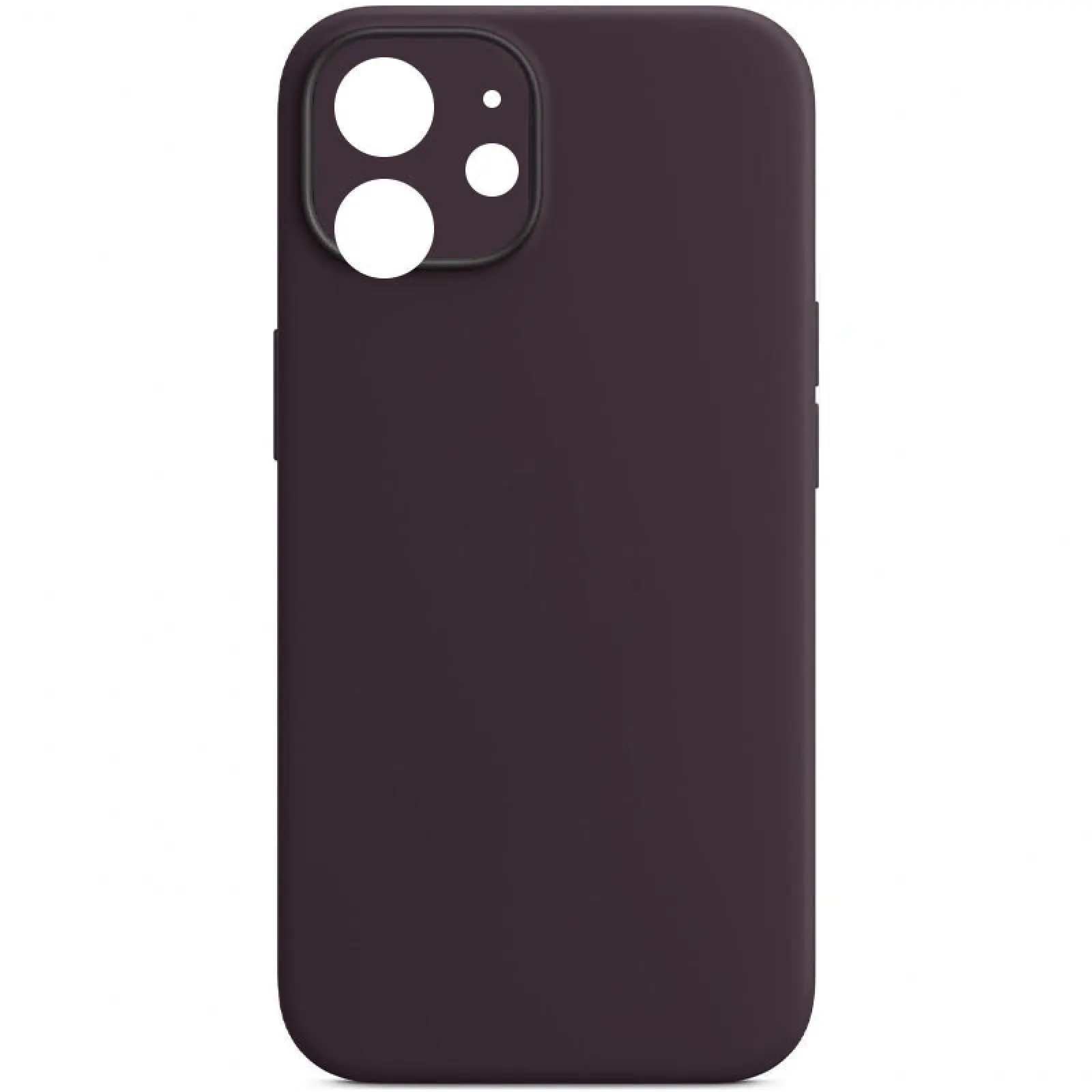 Чехол Silk Full Camera Protective (AA) NO LOGO для Apple iPhone 12 (6.1"), Фиолетовый / Elderberry, Силикон, купить оптом с доставкой