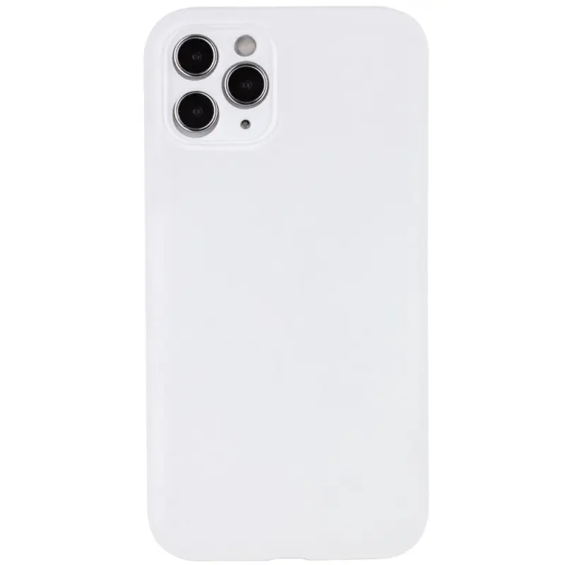 Чехол Silk Full Camera Protective (AA) NO LOGO для Apple iPhone 12 Pro (6.1"), Белый / White, Силикон, купить оптом с доставкой