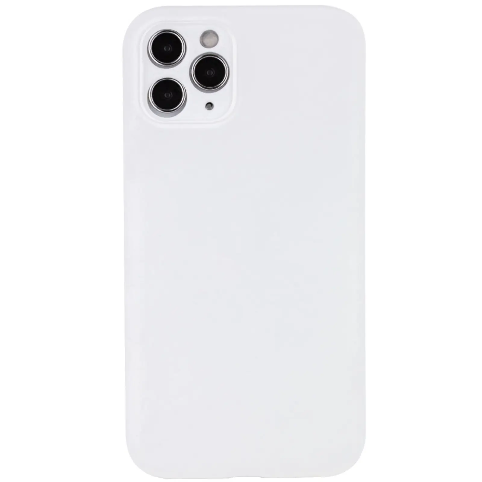 Чехол Silk Full Camera Protective (AA) NO LOGO для Apple iPhone 12 Pro (6.1"), Белый / White, Силикон, купить оптом с доставкой