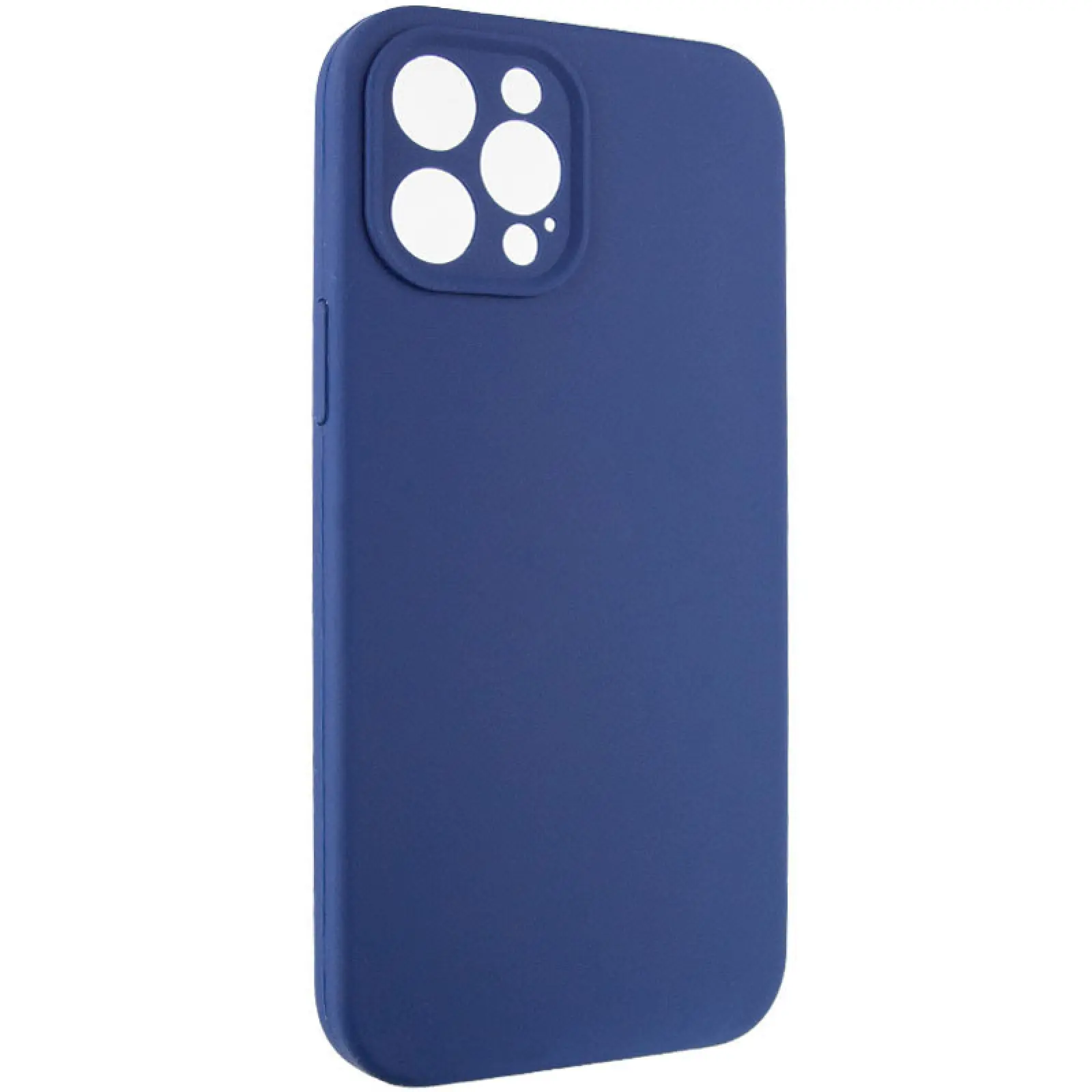 Чехол Silk Full Camera Protective (AA) NO LOGO для Apple iPhone 12 Pro (6.1"), Синий / Deep navy 1, Силикон, купить оптом с доставкой