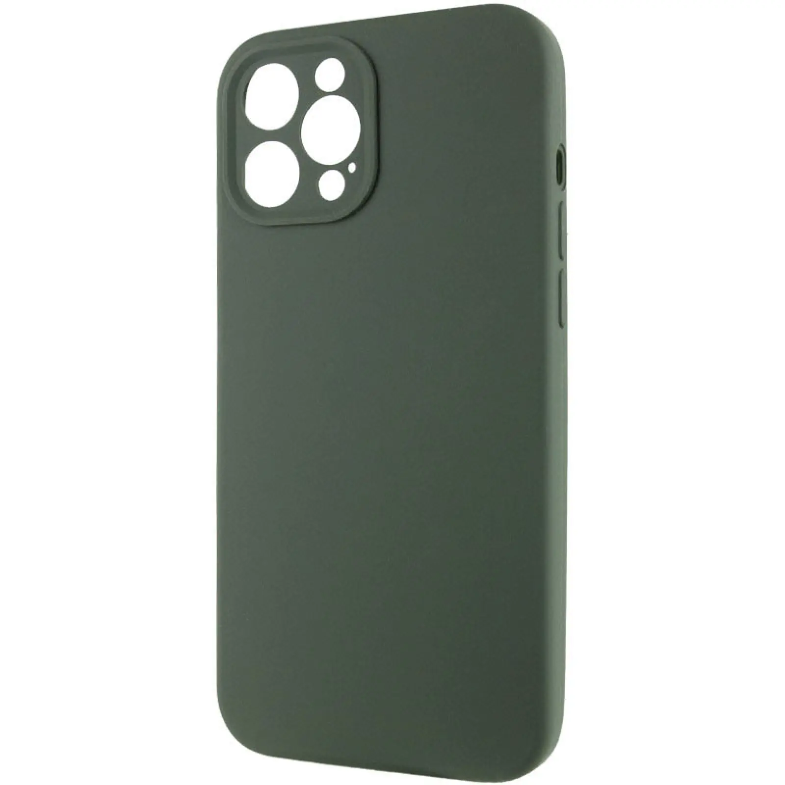 Чехол Silk Full Camera Protective (AA) NO LOGO для Apple iPhone 12 Pro Max (6.7"), Зеленый / Cyprus Green 2, Силикон, купить оптом с доставкой