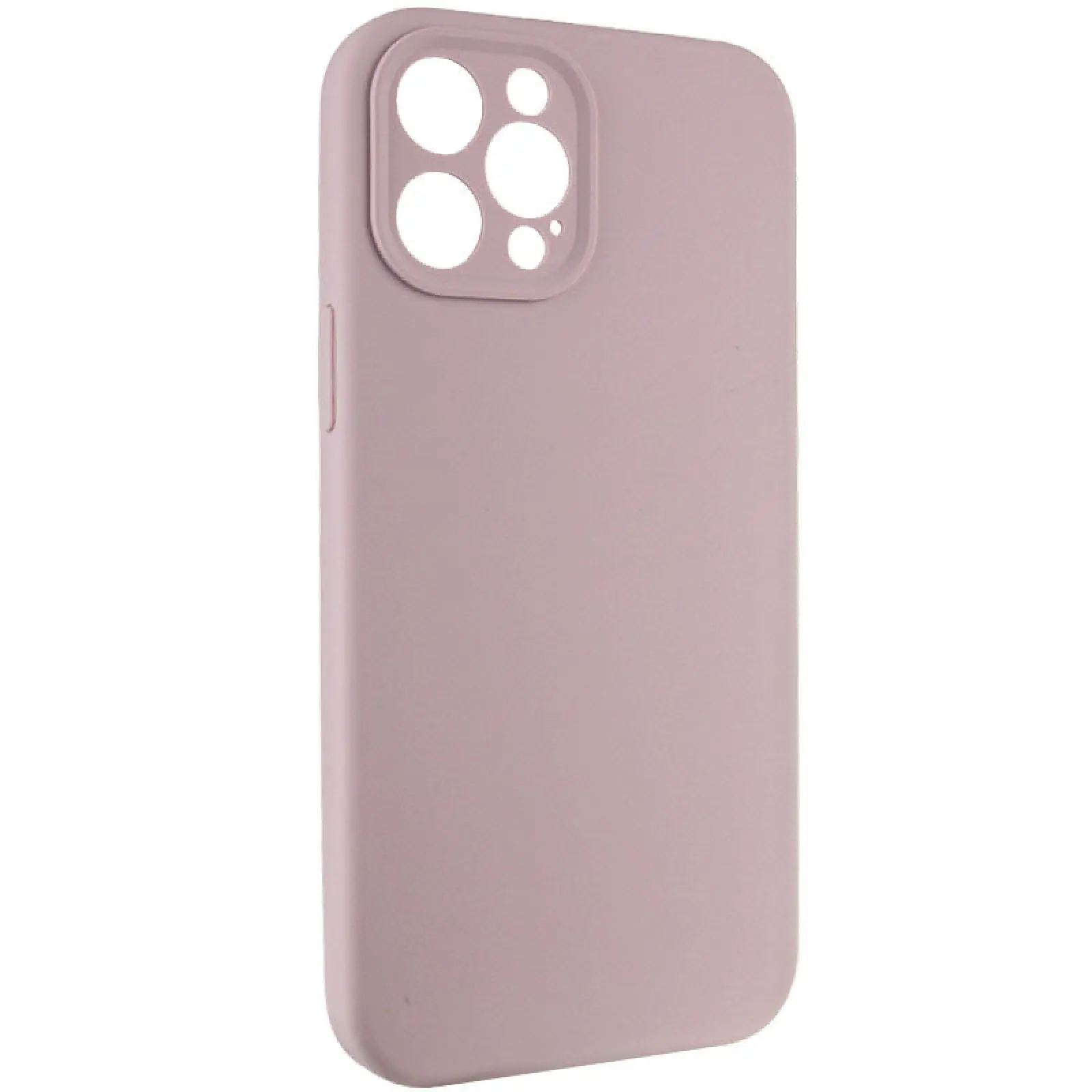 Чехол Silk Full Camera Protective (AA) NO LOGO для Apple iPhone 12 Pro Max (6.7"), Серый / Lavender 1, Силикон, купить оптом с доставкой