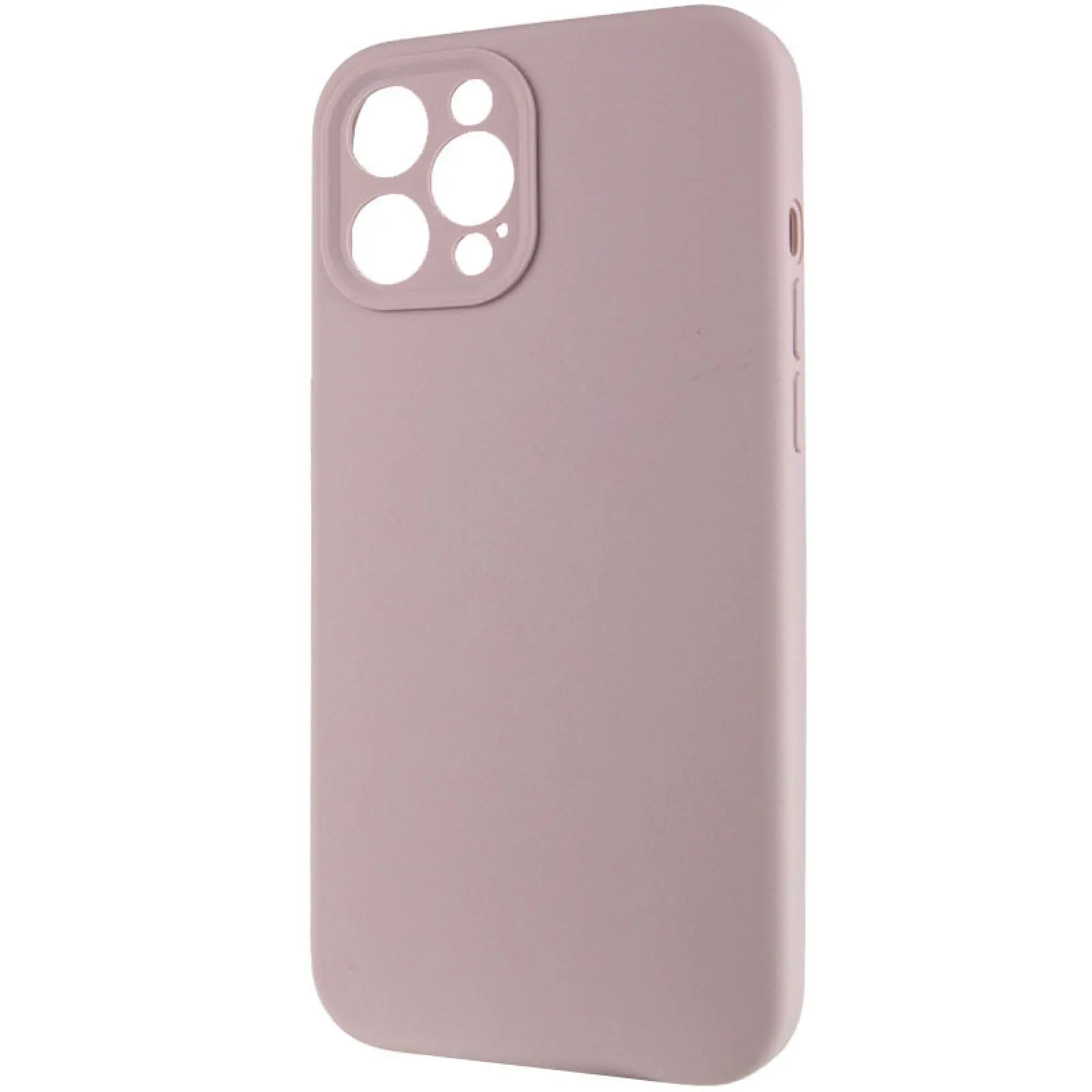 Чехол Silk Full Camera Protective (AA) NO LOGO для Apple iPhone 12 Pro Max (6.7"), Серый / Lavender 2, Силикон, купить оптом с доставкой