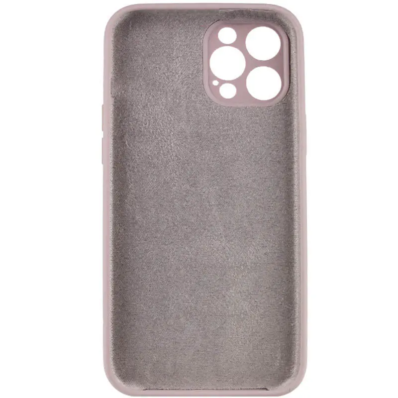 Чехол Silk Full Camera Protective (AA) NO LOGO для Apple iPhone 12 Pro Max (6.7"), Серый / Lavender 3, Силикон, купить оптом с доставкой