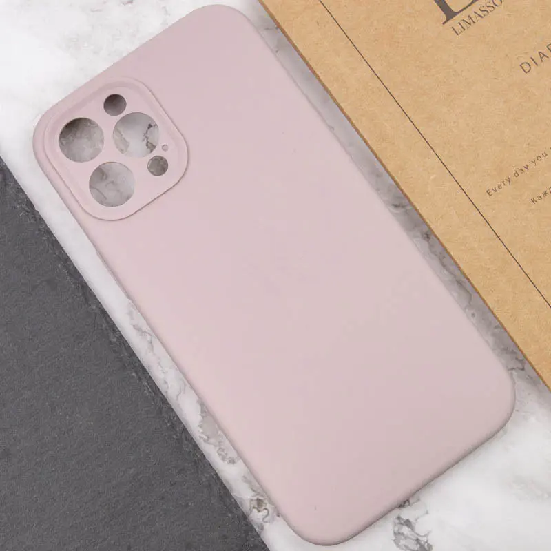 Чехол Silk Full Camera Protective (AA) NO LOGO для Apple iPhone 12 Pro Max (6.7"), Серый / Lavender 4, Силикон, купить оптом с доставкой