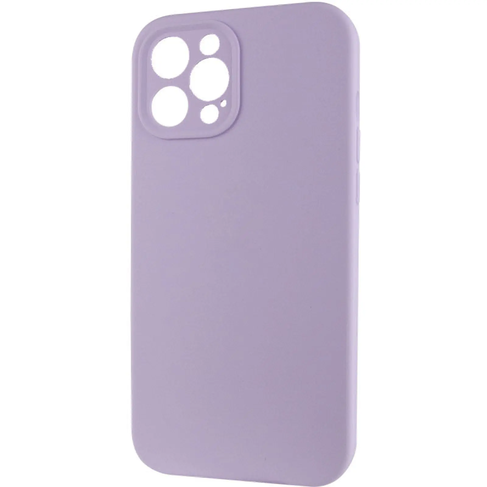 Чехол Silk Full Camera Protective (AA) NO LOGO для Apple iPhone 12 Pro Max (6.7"), Сиреневый / Lilac 2, Силикон, купить оптом с доставкой