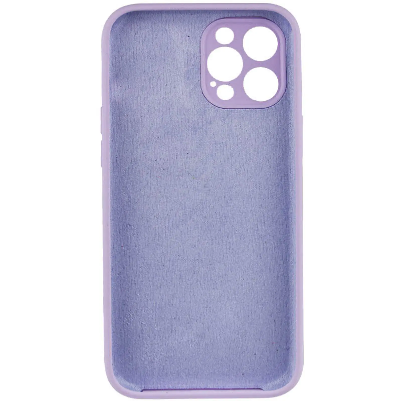 Чехол Silk Full Camera Protective (AA) NO LOGO для Apple iPhone 12 Pro Max (6.7"), Сиреневый / Lilac 3, Силикон, купить оптом с доставкой