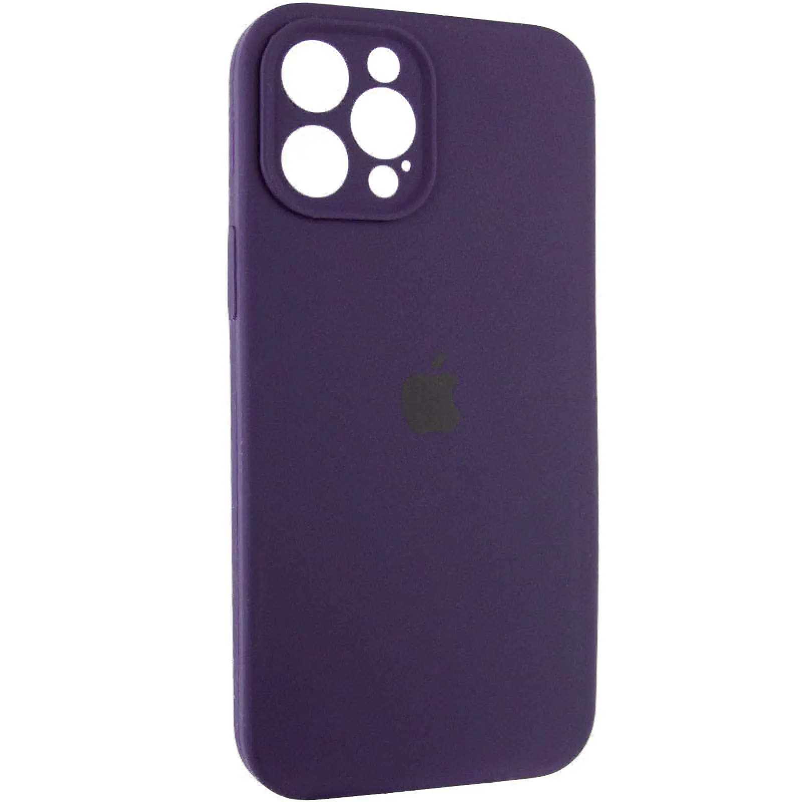 Чехол Silk Full Camera Protective (AA) NO LOGO для Apple iPhone 12 Pro Max (6.7"), Фиолетовый / Elderberry 1, Силикон, купить оптом с доставкой