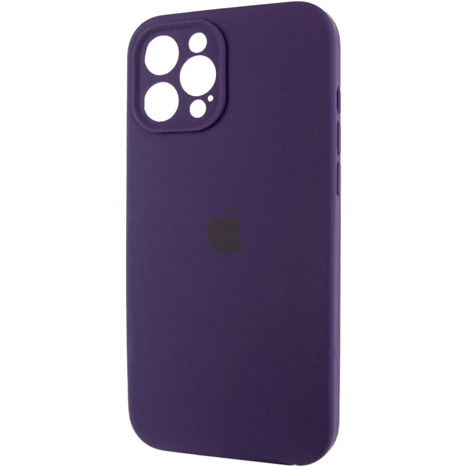 Чехол Silk Full Camera Protective (AA) NO LOGO для Apple iPhone 12 Pro Max (6.7"), Фиолетовый / Elderberry 2, Силикон, купить оптом с доставкой