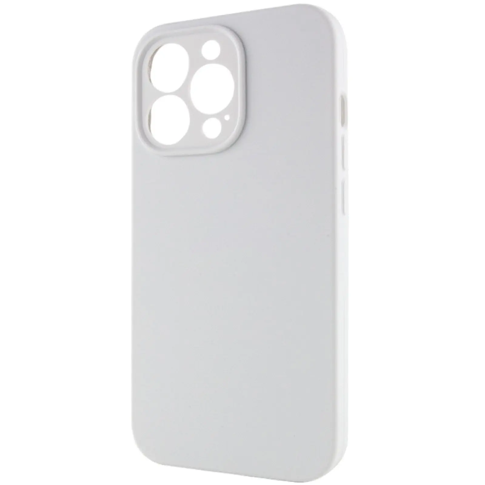 Чехол Silk Full Camera Protective (AA) NO LOGO для Apple iPhone 13 Pro Max (6.7"), Белый / White 2, Силикон, купить оптом с доставкой