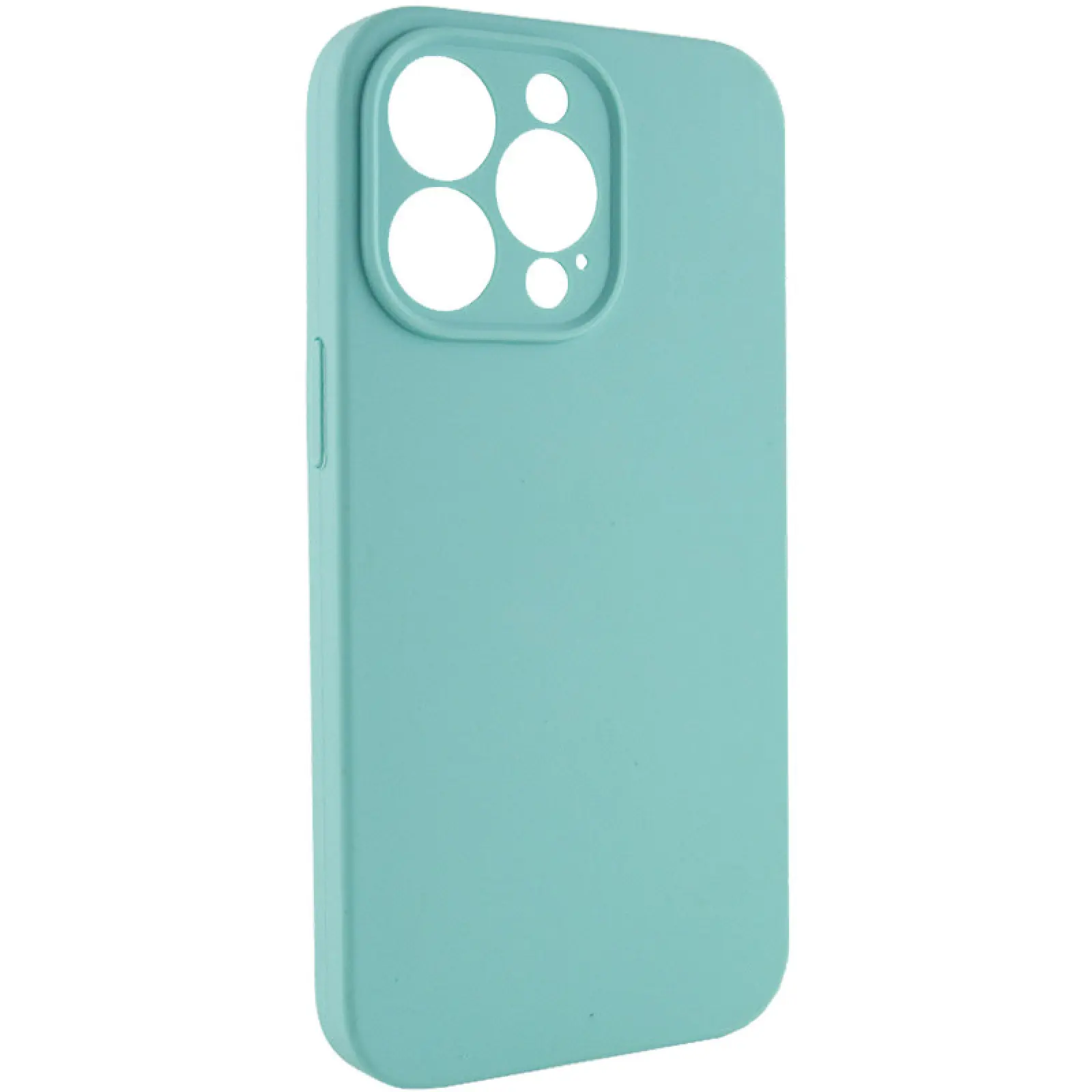 Чехол Silk Full Camera Protective (AA) NO LOGO для Apple iPhone 13 Pro Max (6.7"), Бирюзовый / Marine Green 1, Силикон, купить оптом с доставкой