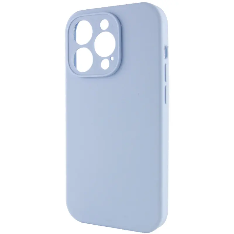 Чехол Silk Full Camera Protective (AA) NO LOGO для Apple iPhone 13 Pro Max (6.7"), Голубой / Lilac Blue 2, Силикон, купить оптом с доставкой
