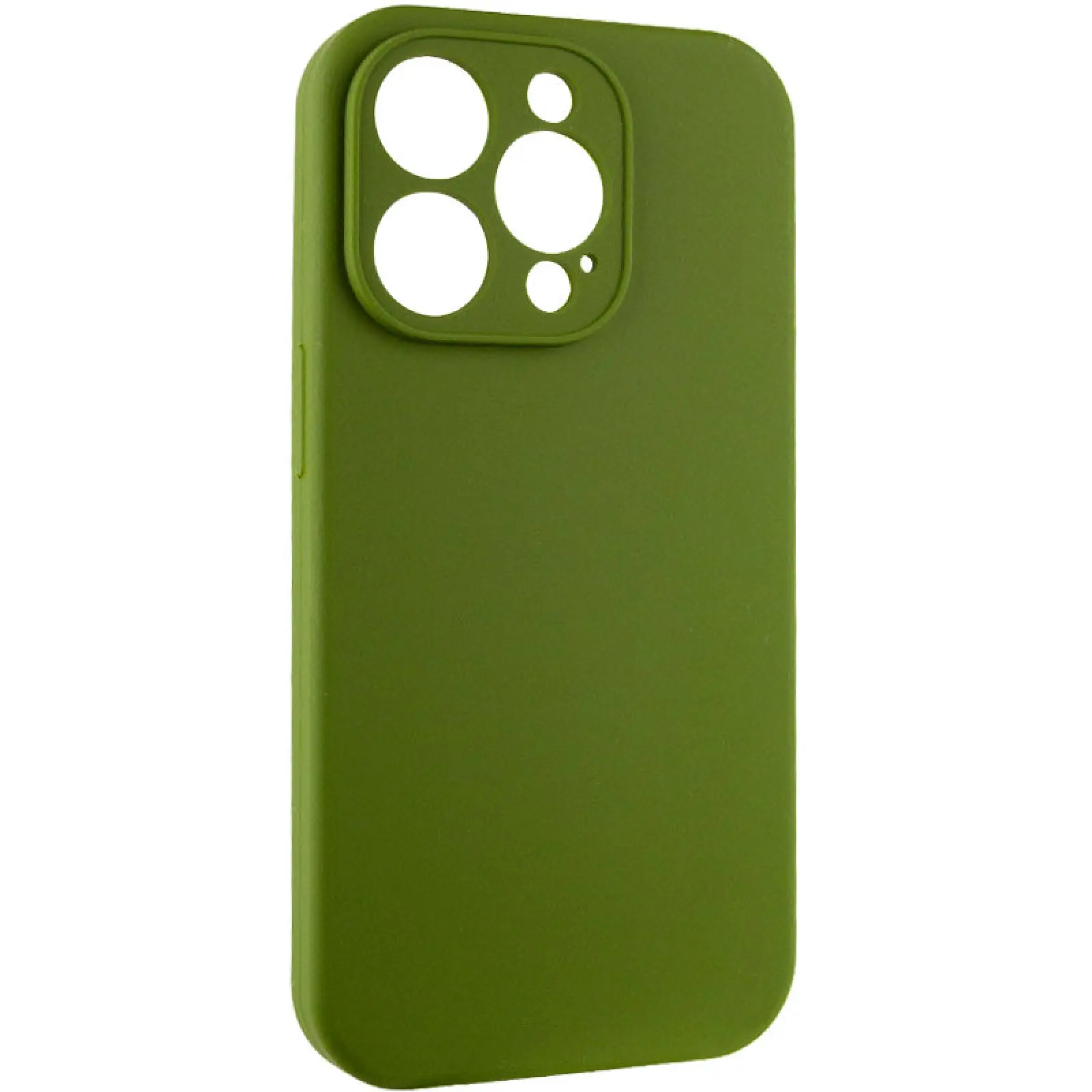 Чехол Silk Full Camera Protective (AA) NO LOGO для Apple iPhone 13 Pro Max (6.7"), Зеленый / Dark Olive 1, Силикон, купить оптом с доставкой