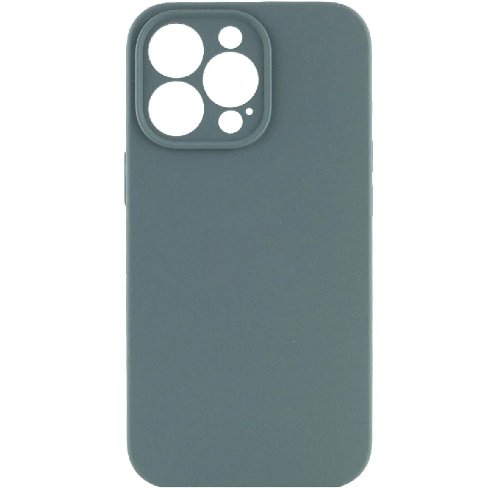 Чехол Silk Full Camera Protective (AA) NO LOGO для Apple iPhone 13 Pro Max (6.7"), Зеленый / Pine green, Силикон, купить оптом с доставкой