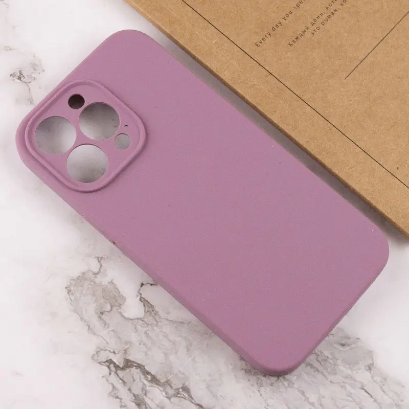 Чехол Silk Full Camera Protective (AA) NO LOGO для Apple iPhone 13 Pro Max (6.7"), Лиловый / Lilac Pride 2, Силикон, купить оптом с доставкой