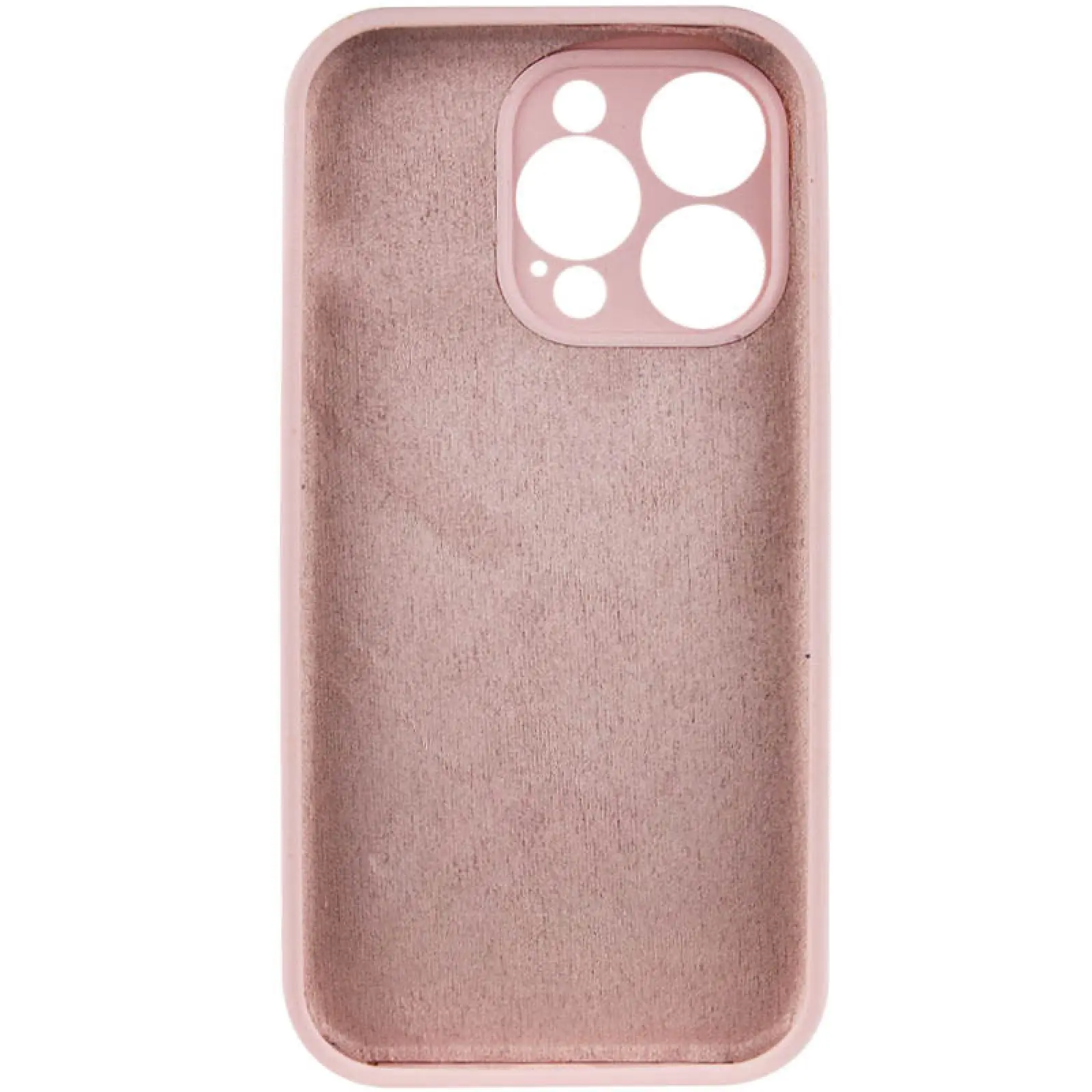 Чехол Silk Full Camera Protective (AA) NO LOGO для Apple iPhone 13 Pro Max (6.7"), Розовый / Chalk Pink 3, Силикон, купить оптом с доставкой