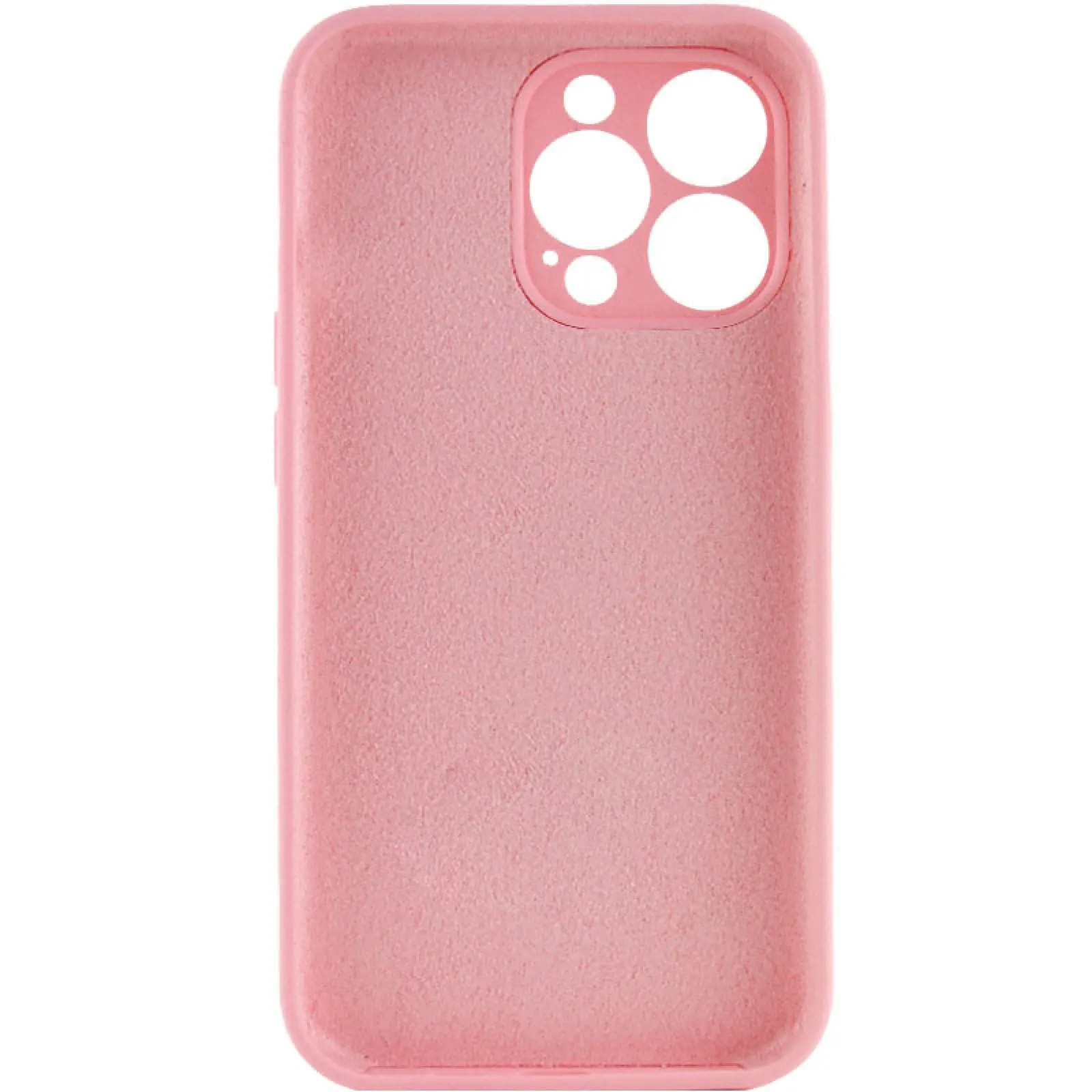 Чехол Silk Full Camera Protective (AA) NO LOGO для Apple iPhone 13 Pro Max (6.7"), Розовый / Light pink 1, Силикон, купить оптом с доставкой