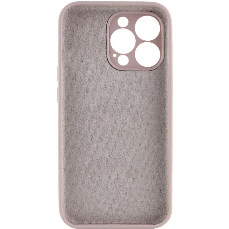 Чехол Silk Full Camera Protective (AA) NO LOGO для Apple iPhone 13 Pro Max (6.7"), Серый / Lavender 1, Силикон, купить оптом с доставкой