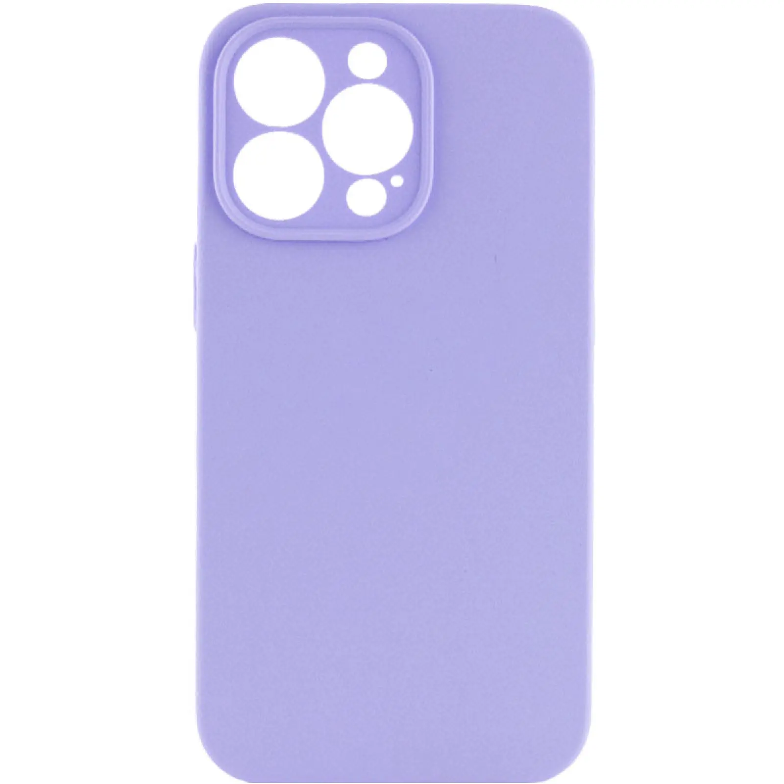 Чехол Silk Full Camera Protective (AA) NO LOGO для Apple iPhone 13 Pro Max (6.7"), Сиреневый / Dasheen, Силикон, купить оптом с доставкой