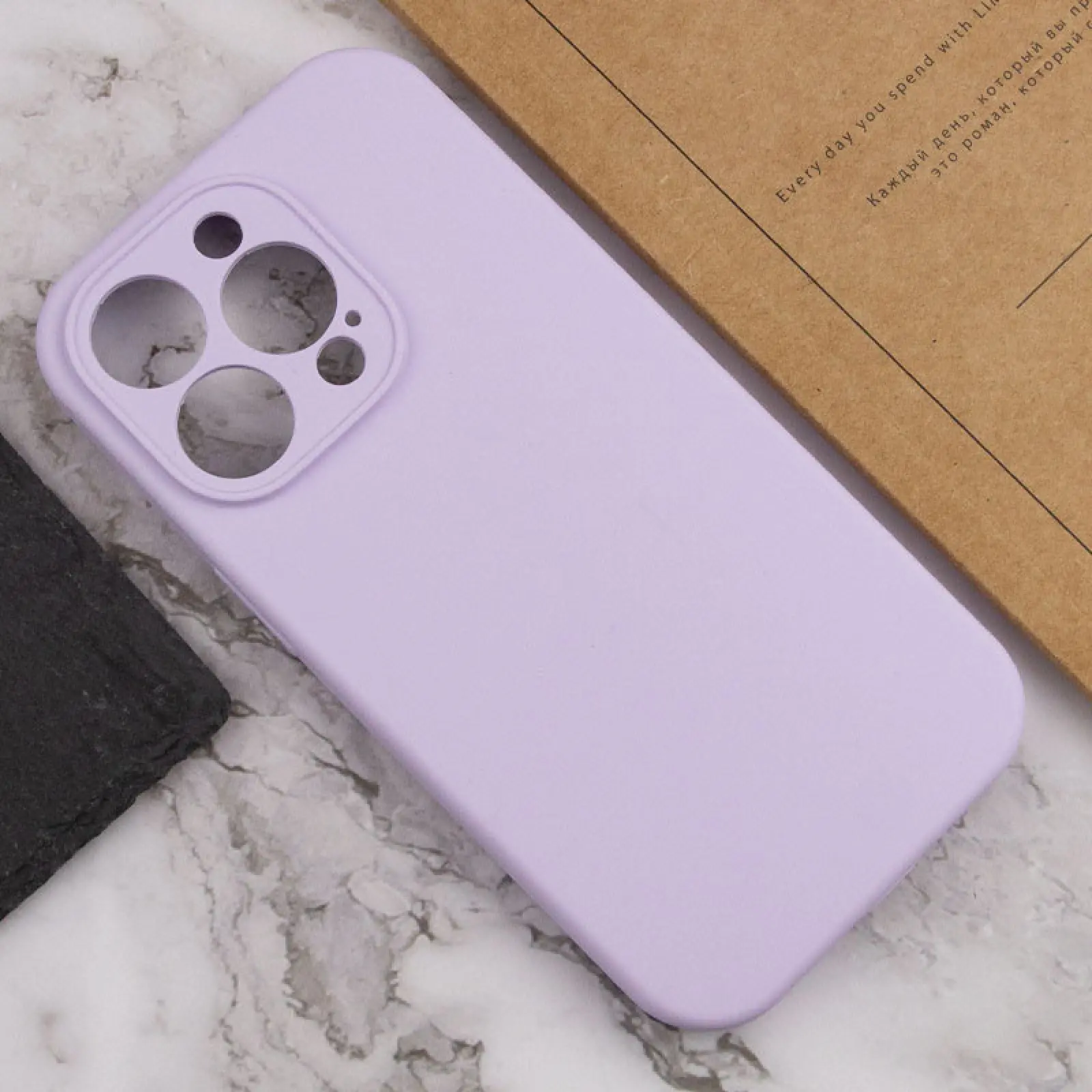 Чехол Silk Full Camera Protective (AA) NO LOGO для Apple iPhone 13 Pro Max (6.7"), Сиреневый / Lilac 4, Силикон, купить оптом с доставкой