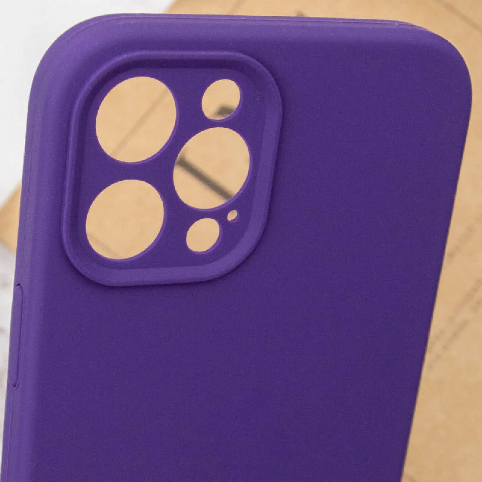 Чехол Silk Full Camera Protective (AA) NO LOGO для Apple iPhone 13 Pro Max (6.7"), Фиолетовый / Amethyst 5, Силикон, купить оптом с доставкой