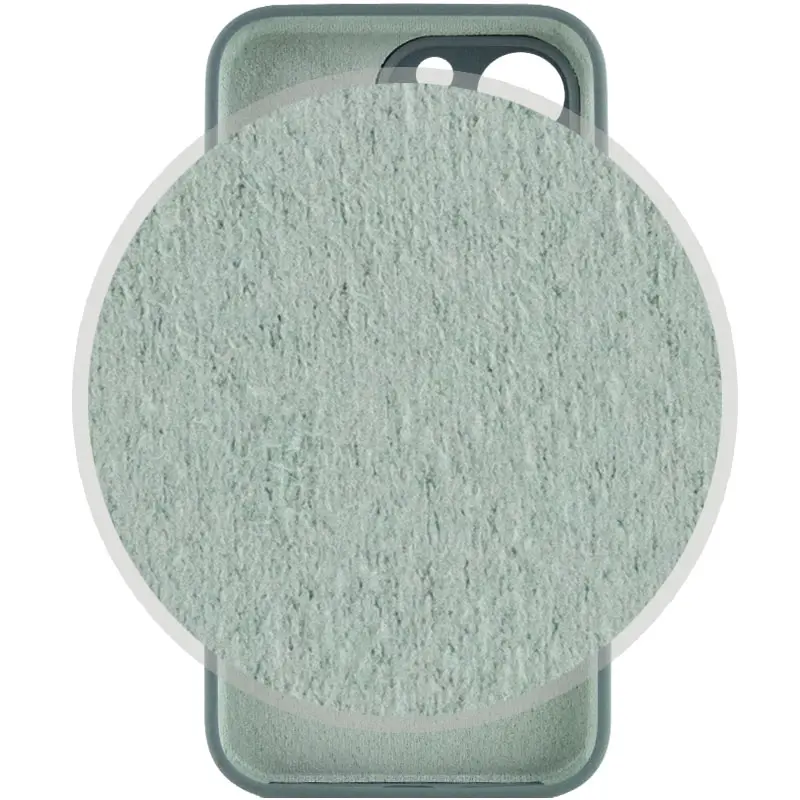 Чехол Silk Full Camera Protective (AA) NO LOGO для Apple iPhone 13 Pro (6.1"), Зеленый / Pine green 2, Силикон, купить оптом с доставкой