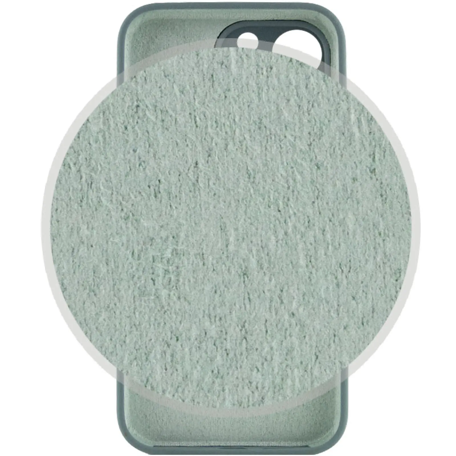 Чехол Silk Full Camera Protective (AA) NO LOGO для Apple iPhone 13 Pro (6.1"), Зеленый / Pine green 2, Силикон, купить оптом с доставкой