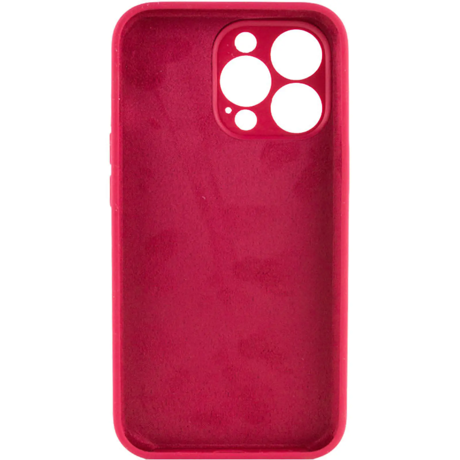 Чехол Silk Full Camera Protective (AA) NO LOGO для Apple iPhone 13 Pro (6.1"), Красный / Rose Red 1, Силикон, купить оптом с доставкой