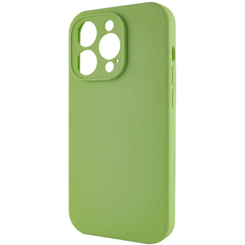 Чехол Silk Full Camera Protective (AA) NO LOGO для Apple iPhone 13 Pro (6.1"), Мятный / Mint 2, Силикон, купить оптом с доставкой